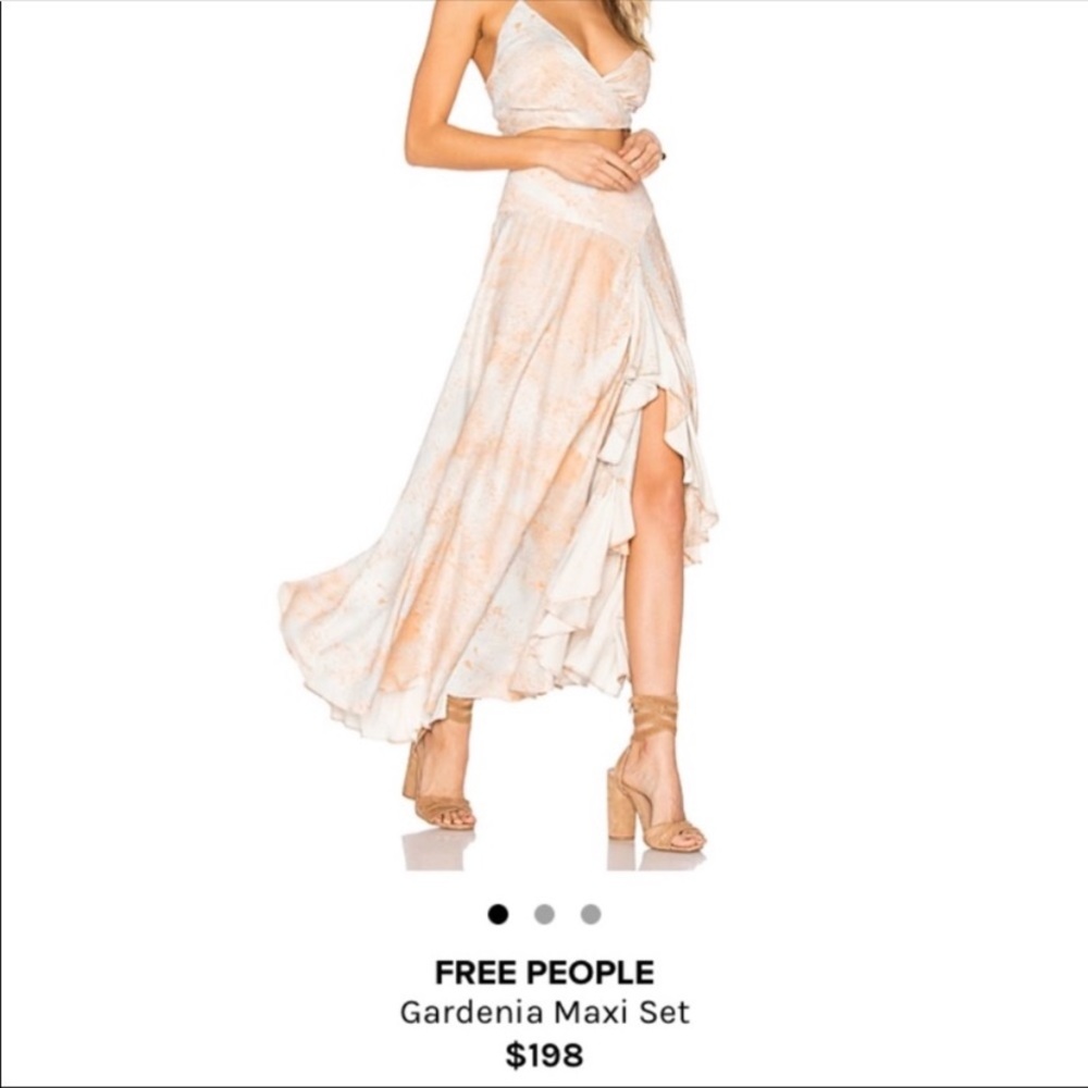 Free people 2 piece gardenia set